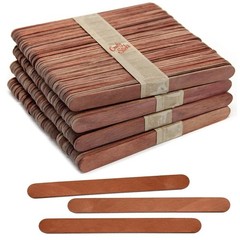 200 Pack 4.5 Inch Brown Popsicle Sticks, Wood Craft Sticks for Crafts, Learni…