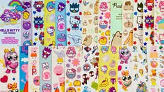 150+ Sticker Lot, PEPPA PIG BLUEY HELLO KITTY RAINBOCORNS SPIDEY PUSHEEN THE CAT