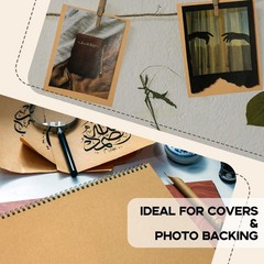 100 Pack Thin Chipboard Sheets 8.5×11 – Lightweight Craft Board for Book Binding