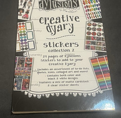 Ranger Dylusions Creative Dyary Stickers Collections 1 & 2 48 sheets NEW
