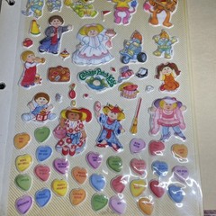 2500+ Stickers Vintage 80s Puff Scratch N Sniff Binder 48 Pages Front & Back 🔥
