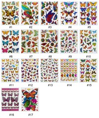 #182S Butterfly Insect Bug Flower Animal Cartoon Kids Children Craft Stickers