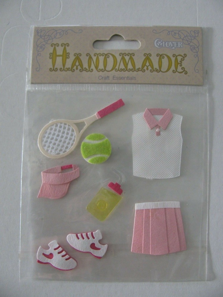 Forever Beautiful TENNIS Outfit Racquet Ball Shoe Craft Essentials NIP