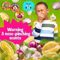 Smelly Scratch and Sniff Stickers for Kids, 3 Rolls, 600 PCS, 24 Designs