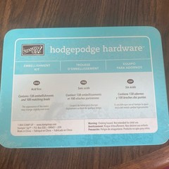 Stampin’ Up HODGEPODGE HARDWARE Aged Copper 138 Embellishments Brads NEW Retired