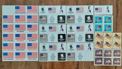 WWP DAV USA American Flag Warriors Red White Blue Patriotic Stickers Lot of 70