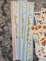 Vtg Mrs. Grossman’s CM Birthday Party Celebration Stickers Lot