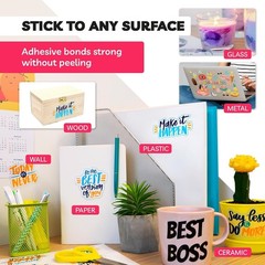 High-Transparency Glossy Printable Vinyl Sticker Paper – 20 Sheets