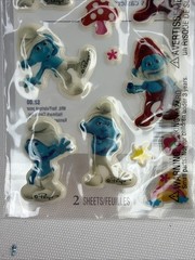 The Smurfs Puffy Stickers, 2011 HALLMARK Stickeroni BRAND NEW( RETIRED)