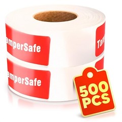 500-Pack Tamper Proof Stickers 1×3 – Strong Adhesive for Tamper Detection