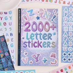 2000+ Pcs Alphabet Sticker for Journaling,Fun & Multicolor Letter sticker