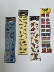 Vintage 90s Stickers Instructional Fair Sticker Lot Collection Insects