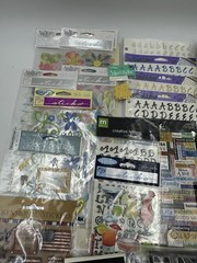 DCWV Jolee’s Sandylion Sticko Scrapbook Stickers Quote’s Letters Vellum Nice Lot