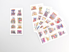 (Pack of 2) Japanese Style Washi Stickers for Scrapbooking – Cute Grocery Store