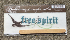 MY MIND’S EYE BOHEMIA TRANFER TITLES RUB ON TRANSFERS FREE SPIRIT *