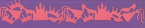 Princess Die Cut Borders – Dark Pink