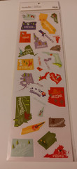 Recollections Stickers All 50 USA States Shaped Like Each State 13″ Sheets