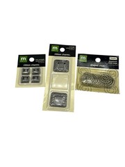 Making Memories Pewter Ribbon Charms And Shaped Clips Lot Of 3 Packages