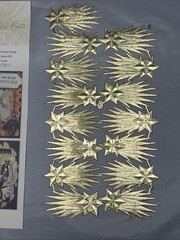 Anna Griffin Starburst Dresden Die Cuts Gold Foil 64 Dies Partial set