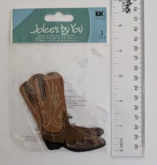 Jolee’s Men’s Cowboy Boots Scrapbooking Embellishments