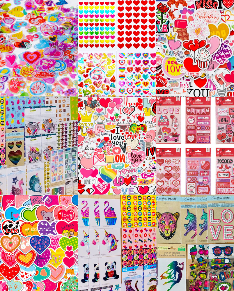 1199+ STICKER COLLECTION Kids Teens Girls Boys Teachers NoteBooks Journals Craft
