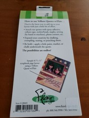 Flair Designs Vellum Quotes Friendship QB005 2004 Acid & Lignin Free New USA