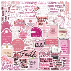 50 Pcs Inspirational Christian Stickers Bible Verse Decals for Journaling