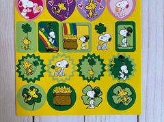 Peanuts Valentine’s Day Love + St. Patrick‘s Day Irish Stickers Snoopy Kids Fun