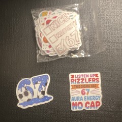 Custom/homemade 67 magnets. perfect accessories for car, locker, room decor etc