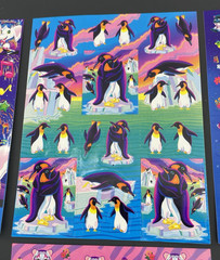 Lisa Frank Stickers Lot 6 Sheets S362 S363 S365 S366 S367 S369 Full Sheets