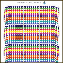Versatile 1400 PCS Dot Stickers, Great for Kids’ Crafts and School Projects