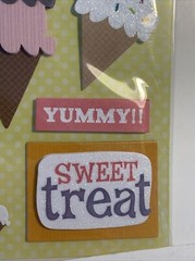 3-D foam dimensional sticker medley ice scream cones and crafts Hobby Lobby