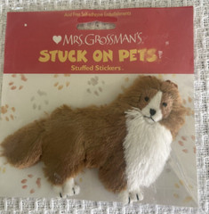 MRS GROSSMAN’S Stuck on Pets Stuffed Brown and White Corgi Dog