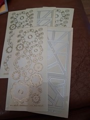 5X STICKERS SCRAPBOOKING NEW (ST1495) MIX TRANSPARENT