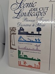 CREATIVE MEMORIES SCENIC DIE CUT LANDSCAPES NEW IN PACKAGE 6 Shapes 1999