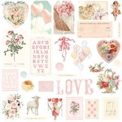 Prima Marketing – Magic Love Collection – Ephemera – Foil Accents