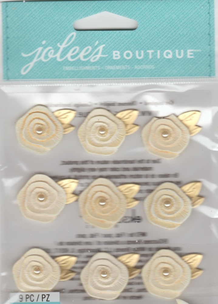 Jolees Boutique » RESIN FLOWERS REPEATS » DIMENSIONAL Scrapbooking stickers-9pcs