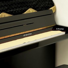 Full Size 88-Key Removable Piano Note Stickers with Dust Cover & Storage Box