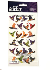YOU CHOOSE – RARE HALLOWEEN GHOST WITCH WIZARD PUMPKIN STICKO STICKER SHIPS FREE