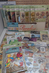 Huge Sticker Bundle Beach Paradise Vacation Ocean Jolees Bo Bunny K & Company-s3