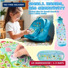1300+ Stickers for Kids, 8 Sheets Cute Animal Stickers Bulk for Classroom Crafts
