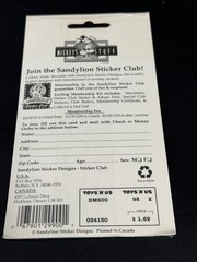 Minnie Mouse Vintage Stickers NIP Sandy Lion Mother Of Pearl Opal Iridescent