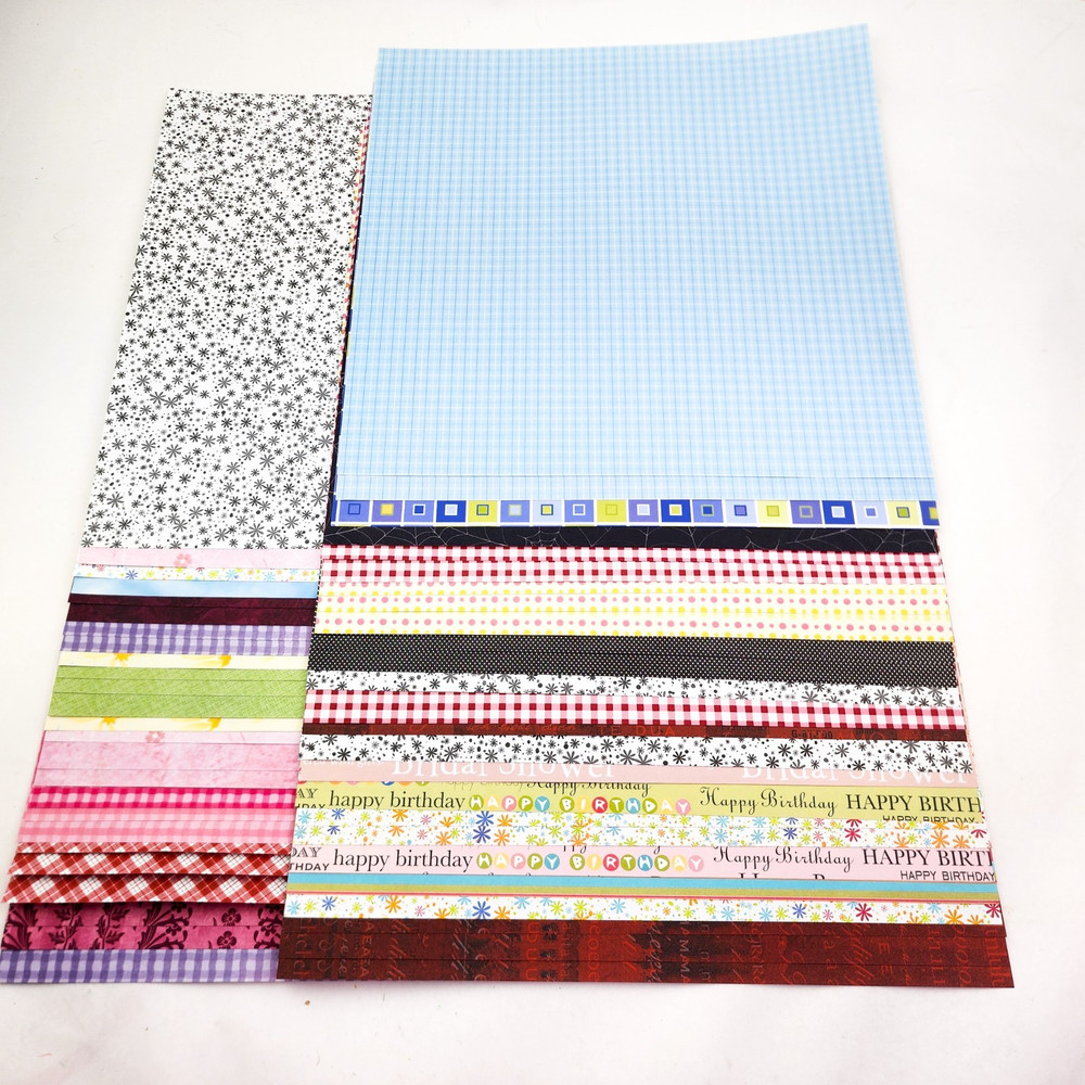 Scrapbook Paper Lot 12×12 DCWV & Paper Pizazz Pattern 50 Sheets A
