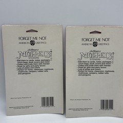 VTG Forget-Me-Not American Greetings MUPPETS Stickers Kermit 2 NEW Packs