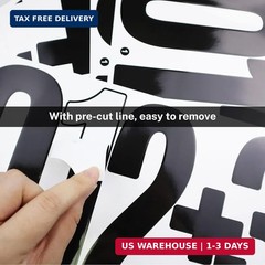 9 Sheets Large 6 Inch Number Stickers 0-9 Numbers, Self Adhesive and Waterproof