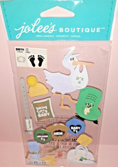 Jolee’s Boutique » Bringing Baby Home » Dimensional Scrapbook Stickers 11 Pc