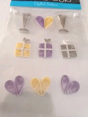 Stand-Outs -Wedding Presents- Dimensional Paper Quill Embellishments Stickers