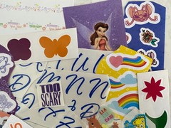 Assorted Stickers Lot PARTIAL Sheets-150+