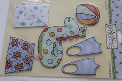 SUE DREAMER » By Colorbok «POOL» Ball, Flippers, Trunks, Floaty and Cloth Towel!