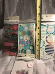 SCRAPBOOK PLANNER journaling stickers LOT OF 4 Pkgs NEW Recollection Paper Craft